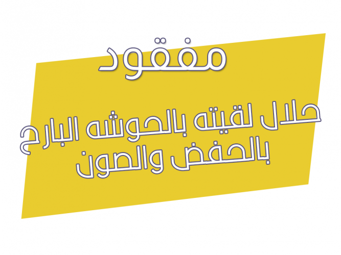  حلال لقيته بالحوشه البارح بالحفض والصون